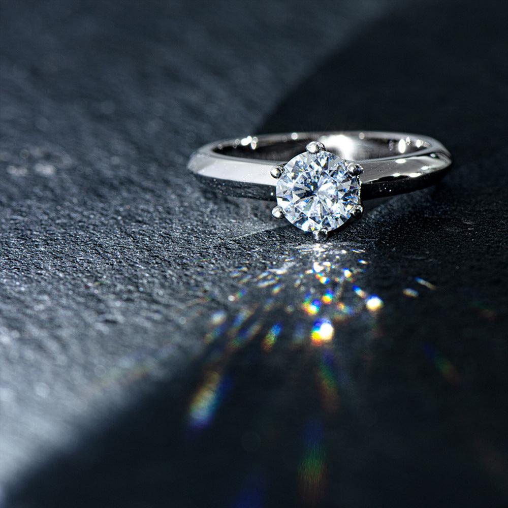 Radiant Splendor: The Moissanite Ring