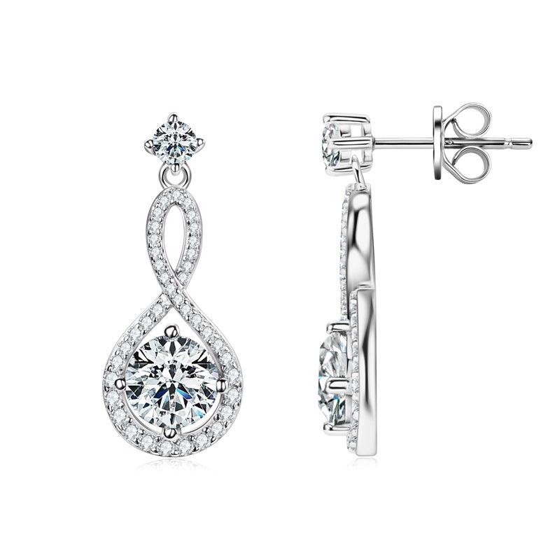 Moissanite Unlimited Earrings: Radiant Sparkle & Superior Durability