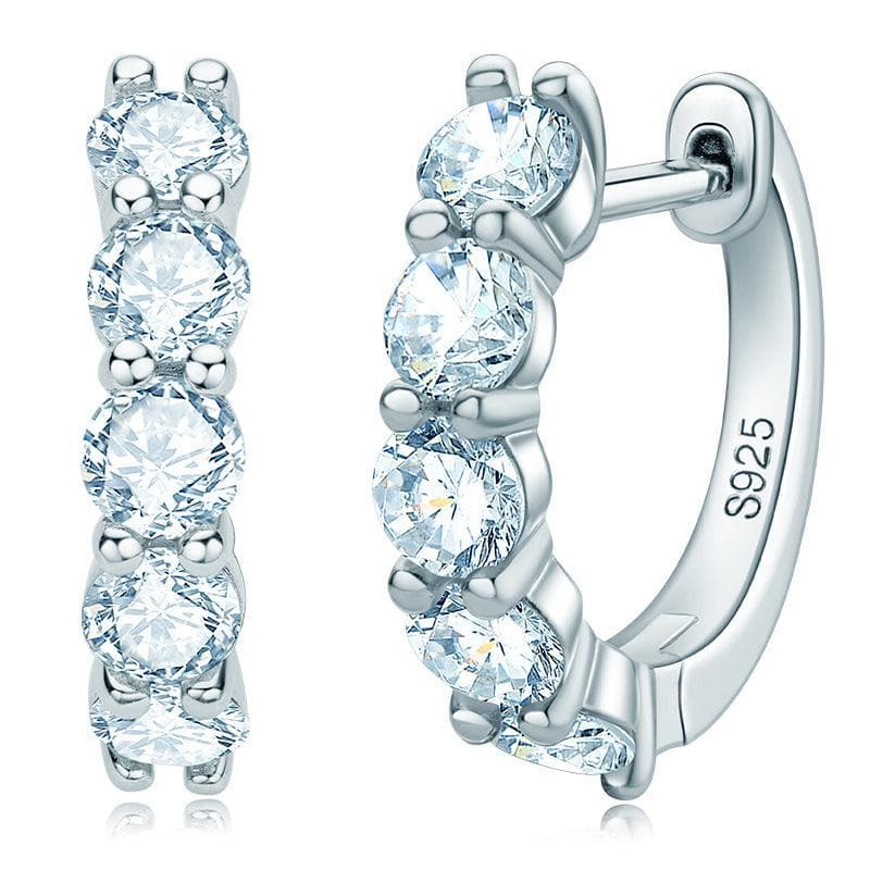 KaiSun Jewelry Lab-grown Mosan diamond earrings - KaiSunJewel