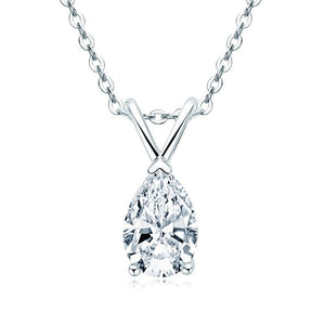 KaiSun Jewelry 1.5CT Moissanite necklace 925 silver - KaiSunJewel