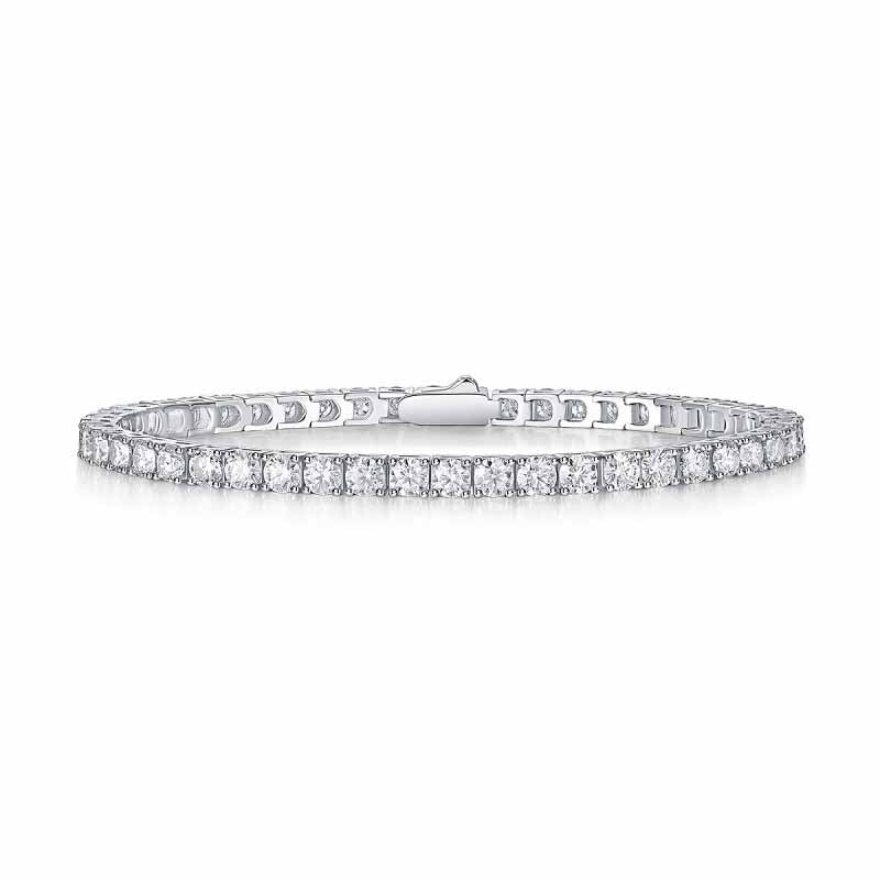 Moissanite Tennis Bracelet | Hip Hop Fashion for Men and Women